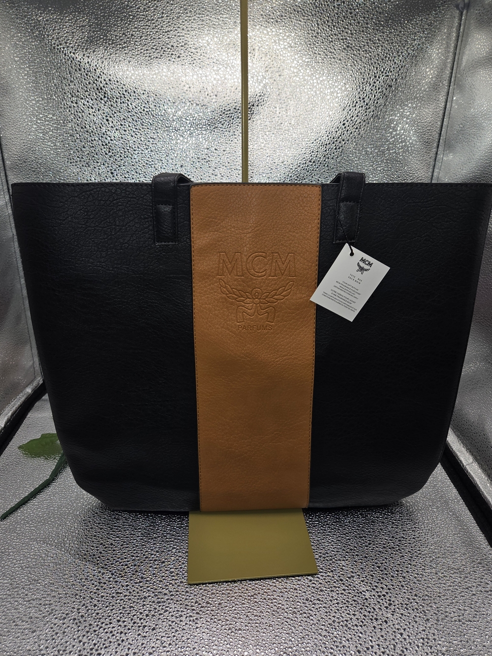 MCM Parfums Limited Edition Black Shopper Tote NWT Promotional Bag